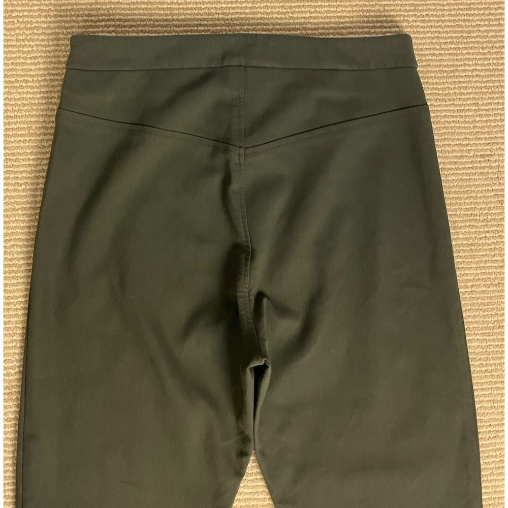 MM. La Fleur Women Green Ankle Dress Pants Size 10 Zip Side - Picture 13 of 14